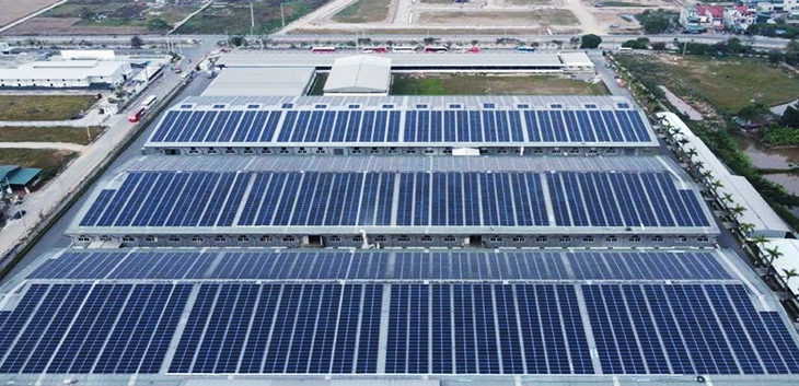 Vyetnamda Growatt quraşdırılması, Vyetnamda MAX 110KTL3-X LV invertoru, Sənaye Günəş Paneli